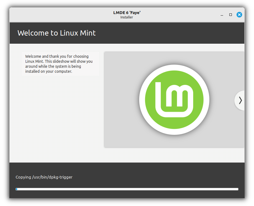 LMDE Copying system files