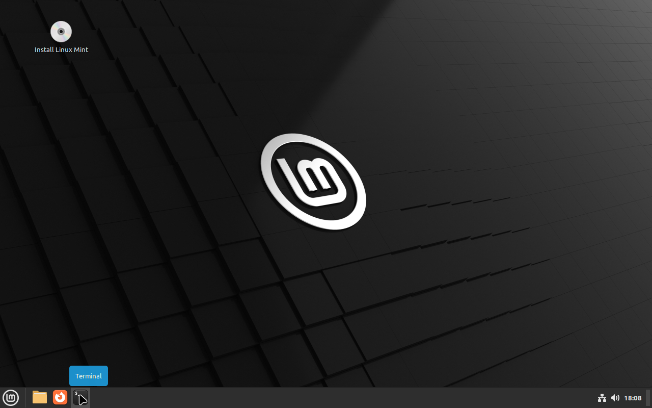 LMDE 6 Open the terminal