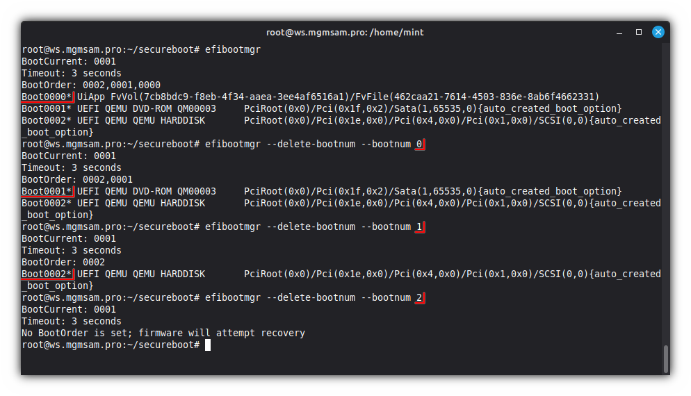Remove all unnecessary bootloaders