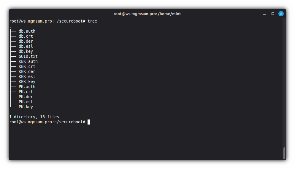 Creating certificates